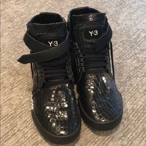 Men’s Y3 Snakeskin High Tops
